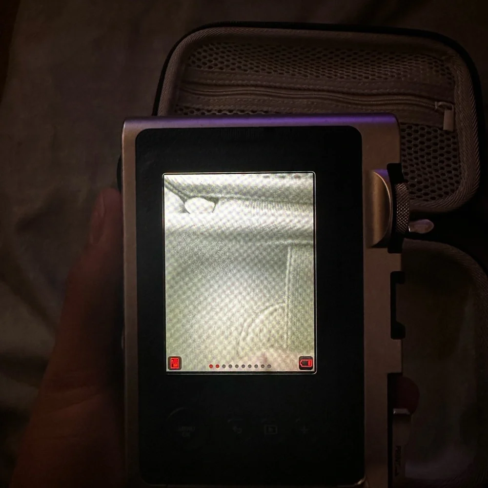 Fujifilm Instax Mini Evo Hybrid Camera - Black and Silver